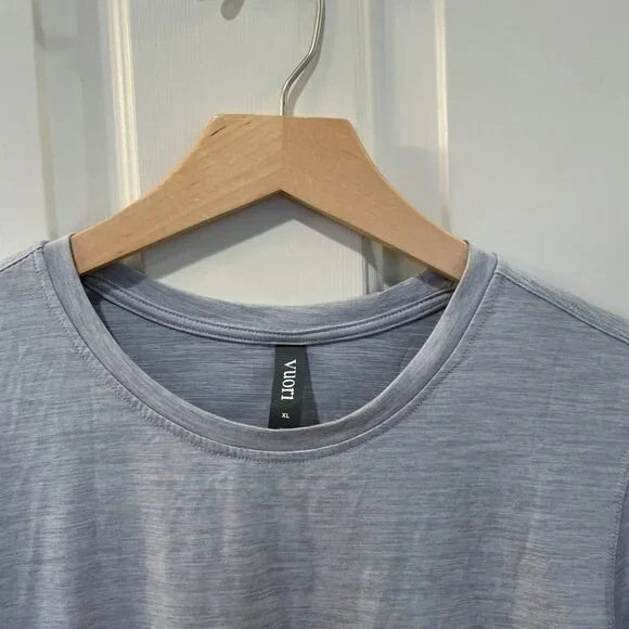 NEW Vuori Womens Long Sleeve Lux Crew Performance Tee NWT XL Platinum Heather - Picture 7 of 10